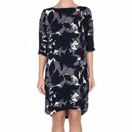 SECOND FEMALE GALLERY DRESS NAVY/STEEL