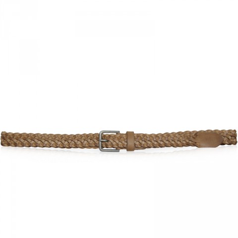 BLACK COLOUR BRAID BELT 20MM NATURAL