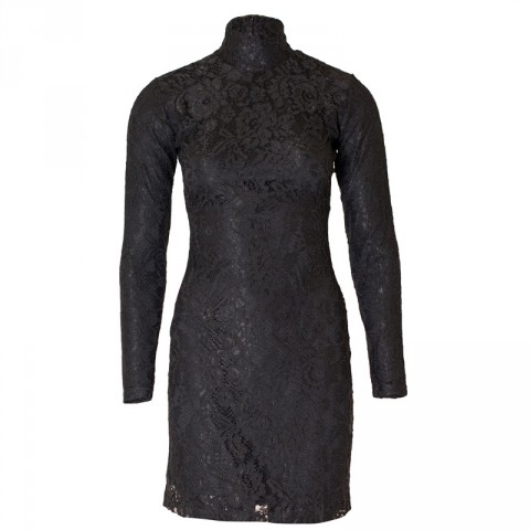 DRY LAKE NORNA DRESS BLACK LACE
