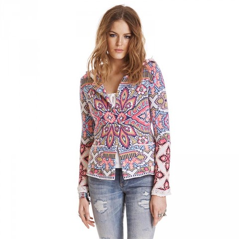 ODD MOLLY FALL IN LOVE CARDIGAN MULTI
