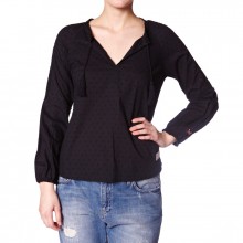 *FÖRBOKNING* ODD MOLLY ALEXANDRA BLOUSE ALMOST BLACK
