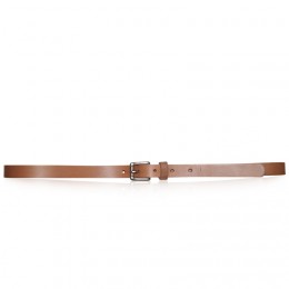 BLACK COLOUR SKINNY BELT TAN