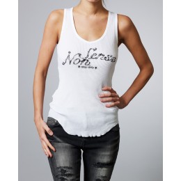 NON SENSE TANK V-NECK WHITE