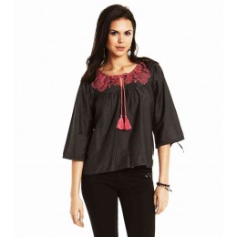 ODD MOLLY BARRACUDA BLOUSE ASPHALT