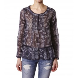 ODD MOLLY SOUL DATE BLOUSE ASPHALT