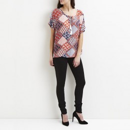 OBJECT ABIGAIL MAXI T-shirt EMBERGLOW