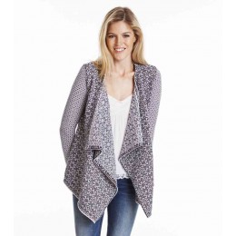 ODD  MOLLY FALL KNITTED WINGS WRAP CARDIGAN ALMOST
