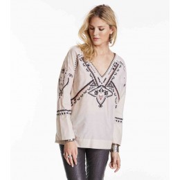 ODD MOLLY QUIMBEY SHIRT LIGHT PORCELAIN