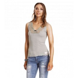 ODD MOLLY RIB-EYE TANK MISTY MILTARY