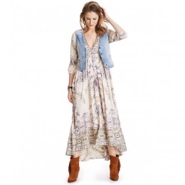 ODD MOLLY ANOTHER DAY DRESS GOLDEN PORCELAIN