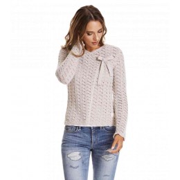 ODD MOLLY LOVEBIRD CARDIGAN PORCELAIN