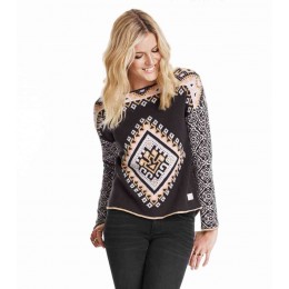 ODD MOLLY PALISADES SWEATER LIGHTH ALMOST BLACK