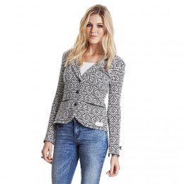ODD MOLLY FAR-AWAY BLAZER ALMOST BLACK