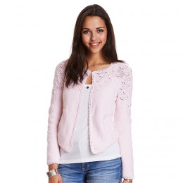 ODD MOLLY ENJOY CARDIGAN SOFT ROSE