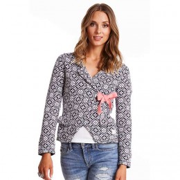 ODD MOLLY LOVELY KNIT JACKET ALMOST BLACK