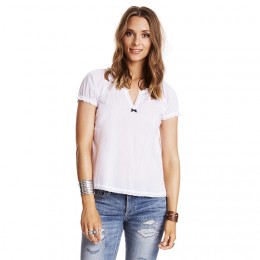 ODD MOLLY NO LIMIT BLOUSE BRIGHT WHITE