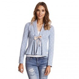 ODD MOLLY CANNA CARDIGAN MID BLUE