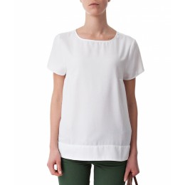 LEXINGTON POLLY WOVEN TOP BRIGHT WHITE 