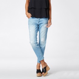 TWIST AND TANGO LOVA TROUSERS LIGHT BLUE DENIM