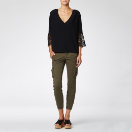 TWIST AND TANGO LARA BLOUSE BLACK
