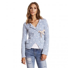 ODD MOLLY LOVELY KNIT JACKET MID BLUE