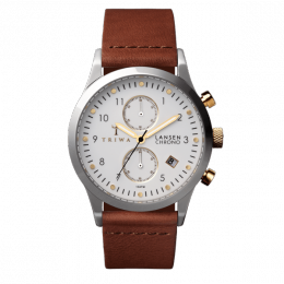 TRIWA IVORY LANSEN CHRONO BROWN CLASSIC