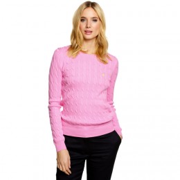MORRIS LADY CABLE ONECK PINK