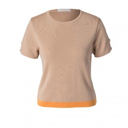 BUSNEL AKALIA TOP SAND/SUNFLOWER