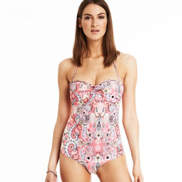 ODD MOLLY SAFETY POSITION PRINT SWIMSUIT STRONG PI