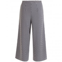 OBJECT BIBI CULOTTE PANTS EGRET/BLACK