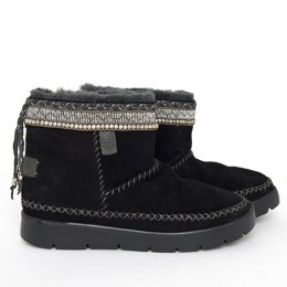 LAIDBACK LONDON NYALI BLACK SUEDE