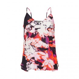 GESTUZ CLAIR SINGLET PINK/BLACK PRINT