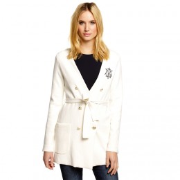 MORRIS COCO KNITTED BLAZER OFF WHITE