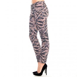 PLEASE JEANS CLASSIC TIGER PASTEL BROWN