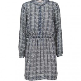CUSTOMMADE ONDIENNE DRESS BLUE IRIS 