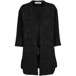 CUSTOMMADE THIA COAT ANTHRACITE BLACK 