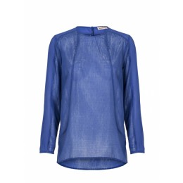 CUSTOMMADE VILMA BLOUSE DEEP ULTRAMARINE