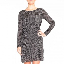 SECOND FEMALE JOY DRESS ANTRACITE/BLACK