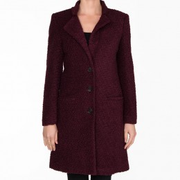 SELECTED FEMME GRY LS COAT H - WINETASTING