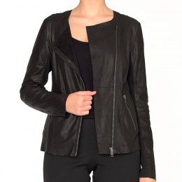 SECOND FEMALE SAME LEATHER JACKET BLACK