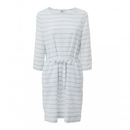 LEXINGTON EBONY STRIPED DRESS LIGHT BLUE/WHITE STR