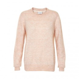 GESTUZ GABY O-NECK PASTEL ROSE TAN