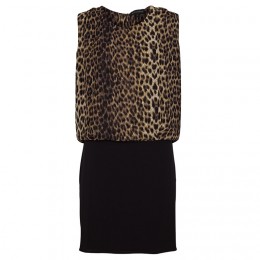 SECOND FEMALE GLEE DRESS BLACK/BROWN