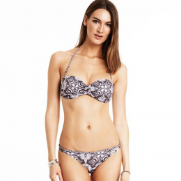 ODD MOLLY GOOSEBUMPS PRINT BIKINI BOTTOM ASPHALT