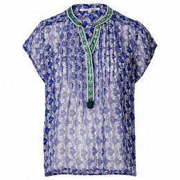 LOLLYS LAUNDRY HEATHER SHIRT BLUE - 2-5 DAGARS LEV