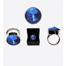 IOAKU THE ZEN RING SILVER SKYBLUE