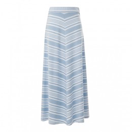 LEXINGTON JOELLE JERSEY SKIRT LIGHT BLUE/WHITE STRIPE