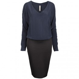 DANTE6 JUMEAU DRESS LAPIS BLUE