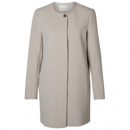 SELECTED FEMME JANFIGG COAT H SILVER CLOUD