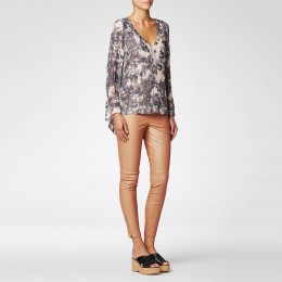 TWIST AND TANGO LILITH BLOUSE DUSTY FLOWER PRINT 